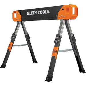 Adjustable-Leg Folding Saw Horse and Jobsite Table - 40.24", 3.56", 32", 1500 lbs.