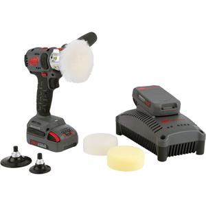 Cordless Polisher & Sander Kit - 84, 8300, 3"/2", G4621 Polisher/Sander Tool, 2" & 3" Roloc, 3" Hook & Loop Backing Pads, 3" Wool, 3" Soft Foam, 3" Medium Foam Pads, Auxiliary Handle, (2) BL2012 20V 2.5Ah Batteries