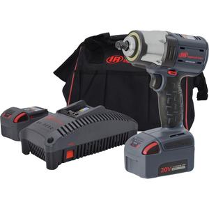 Compact High Torque Cordless Impact Wrench Kit - 20 V, 1/2", Lithium-Ion, 0-2100, 365 ft-lbs, Tool, Battery & Charger, UL Standard 12.12.01-2017 Class 1, Division 2, Groups A-D, T4, CSA Standard C22.2 No 213