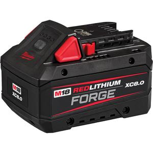 REDLITHIUM™ FORGE™ XC8.0 Battery Pack - 18 V, 8 Ah, Lithium-Ion, 3-Year Limited, PWR4, 3.5"