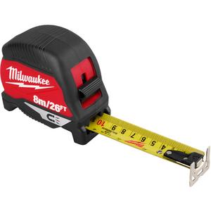 Magnetic Tape Measure - 26'/8 m, 1-1/8"