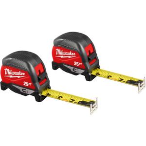 Magnetic Tape Measures - 25', 1-1/8"