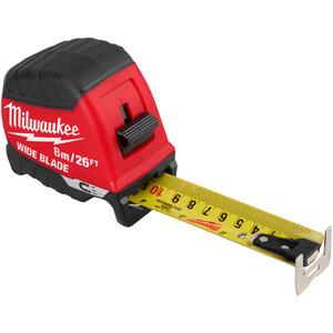 Wide Blade Magnetic Measuring Tape - 26', 1-3/8"