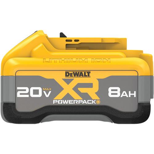 MAX* XR POWERPACK™ Battery - 20 V, 8 Ah, Lithium-Ion, 3 Years Limited - Image 2