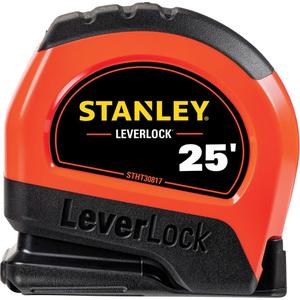 High-Visibility LEVERLOCK® Tape Measure - 25', Imperial, Limited Lifetime