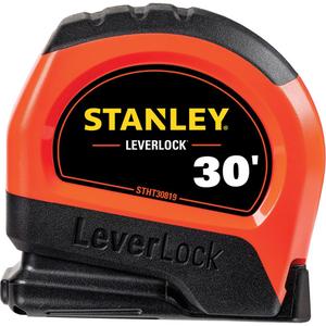 High-Visibility LEVERLOCK® Tape Measure - 30', Imperial, Limited Lifetime