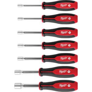 HollowCore™ Nut Driver Set - 7, Magnetic, Metric, 5mm, 5.5mm, 6mm, 7mm, 8mm,10mm & 13mm, Limited Lifetime