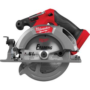 M18 FUEL™ Circular Saw (Tool Only) - 18 V, 6-1/2", Lithium-Ion, 6000, 2-1/4", (1) M18 FUEL™ 6-1/2" Circular Saw (Tool Only)(2833-20), (1) Vacuum Adapter, (1) Blade, (1) Blade Wrench, 5 Year Limited