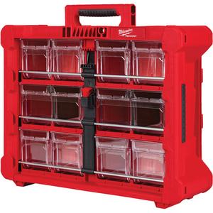 PACKOUT™ Tilt Bin Organizer - Red/Black, 15-1/5", 19-7/10", 6-7/10"