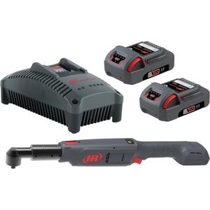 3/8" Cordless Angle Clutch Tool Kit - 1-Year Tool, 2-Year Battery, 3-Year Charger, 3/8", Standard, Square