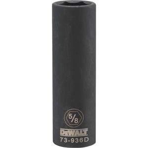 Socket - 1/2", 5/8", 6, Impact, Standard