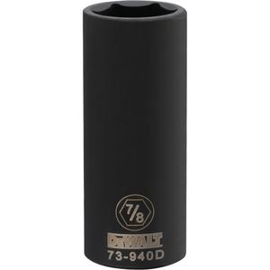 Socket - 1/2", 7/8", 6, Impact, Standard