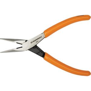 Precision Mini Long Nose Plier - 5-1/4", Orange, Rubber, Full Lifetime, 0.6"