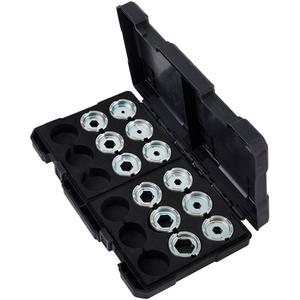 #8 - 350 MCM Aluminum Die Kit - (1) #8 Aluminum U-Die Set (DCE31008AL); (1) #6 Aluminum U-Die Set (DCE31006AL); (1) #4 Aluminum U-Die Set (DCE31004AL); (1) #2 Aluminum U-Die Set (DCE31002AL); (1) #1