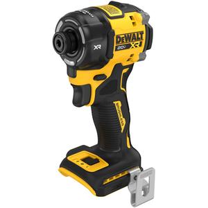 XR® Brushless Cordless 1/4" Quiet Hydraulic Impact Driver (Tool Only) - 20 V, 1/4", Lithium-Ion, 0-3000, 500 in-lbs, (1) DCF870 Hydraulic Impact Driver; (1) Belt Hook, 3 Year Limited, 1 Year Free Service