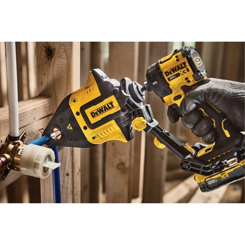 CONNECT™ PEX Crimp Ring Attachment - (1) DWAPXCIR PEX Crimp Ring Attachment; (1) Brace Bracket; (1) Go/No-Go Gauge, 3 Year Limited Warranty, 1 Year Free Service, 90 Days Satisfaction Guaranteed - Image 2