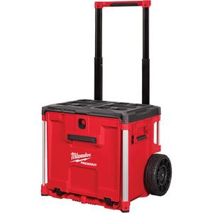 PACKOUT™ Rolling Drawer Tool Box - Red/Black, 19", 24", 20", Limited Lifetime, 9" All-Terrain, Polypropylene