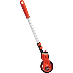 SAE Centerline Measuring Wheel - 3047.97 m, Inches/Feet, 4"/10.16 cm, SAE, 23.375", 46.25"