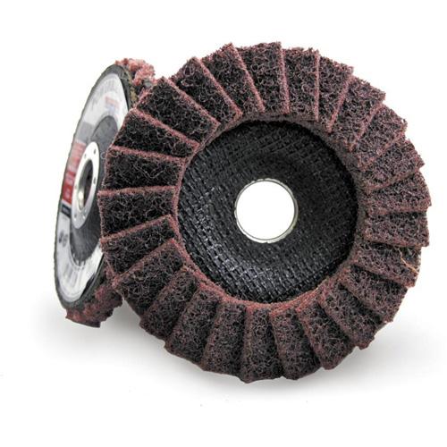 POWERBLEND SCD Surface Conditioning Flap Disc - Medium, 4-1/2", 7/8", 29, 13,300 RPM, Alloy Steel, Aluminum, Fibreglass, Plastic, Stainless Steel, Steel, Titanium