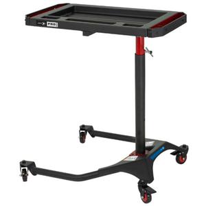 JUHT-100A Adjustable-Height Under-Hood ABS Tool Tray - 0, Black, 18-7/10", 31-17/20", 48-2/5", 35.4" - 48.4", 100 lbs., 31.85" x 18.7" x 1.65", 4