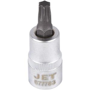 Bit Socket - Torx®, 3/8", T-45, 2", Chrome, S2 Steel, ANSI, CDA39-GP-12b, GGG-W-641E