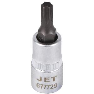 Bit Socket - Torx®, 1/4", T-25, 1-1/2", Chrome, S2 Steel, ANSI, CDA39-GP-12b, GGG-W-641E