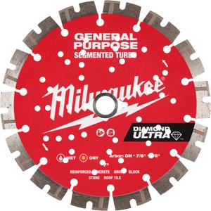 DIAMOND ULTRA™ Segmented Turbo General Purpose Diamond Blade - 7", 7/8"