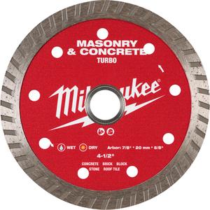 Turbo Masonry & Concrete Diamond Blade - 4-1/2", 7/8"