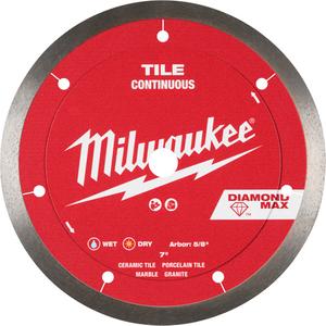 DIAMOND MAX™ Continuous Tile Diamond Blade - 7", 5/8"