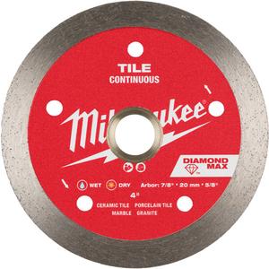 DIAMOND MAX™ Continuous Tile Diamond Blade - 4", 5/8"