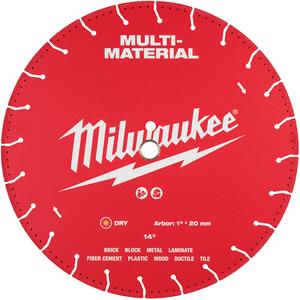 Multi-Material Diamond Blade - 14", 1"