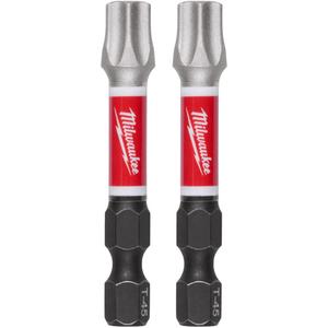 SHOCKWAVE™ Impact Duty Insert Bits - Torx, T-45, 2"