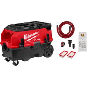 M18 FUEL™ PACKOUT™ 9 Gallon Dual-Battery Dust Extractor with VACLINK™ - 16-3/4", 27-3/4", 19", 175 CFM, 36 V