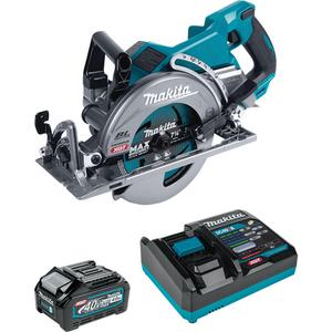 40Vmax XGT Brushless  Circular Saw with 4.0Ah Battery Kit - 40 V, 7-1/4", Lithium-Ion, 6400, 40Vmax XGT 4.0Ah Li-Ion Battery BL4040 BL4040; Rapid Charger DC40RA; Battery Cover 412393-7; 7-1/4" CT Blade 24T B-61656; Offset Wrench 13 782016-4