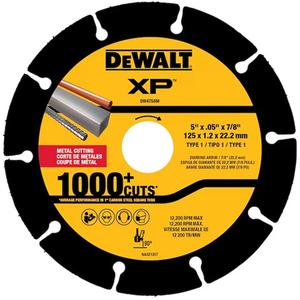 XP Metal Diamond Blade for Angle Grinders - 5", 5/8"