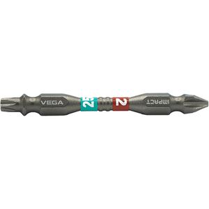 Impactech® Double End Power Bits - Double Phillips, 1/4", P2-T25, 2-9/16"
