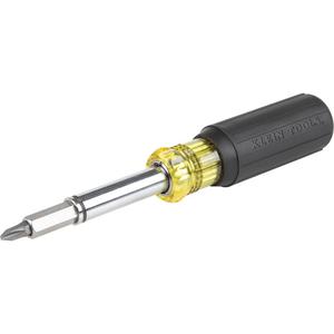 11-in-1 Magnetic Screwdriver / Nut Driver - Cushion Grip, 3/8", 5/16" & 1/4" Nut drivers; #1 & #2 Phillips; 1/4" & 3/16" Slotted; T10 & T15 TORX®; #1 & #2 Square recess