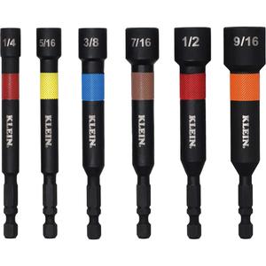 Power Nut Setters - 1/4", 7/16"/1/4"/5/16"/3/8"/1/2"/9/16", Magnetic, 4"