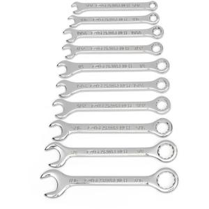 SAE Midget Wrench Set - 10, Imperial, Combination, Full Lifetime, 5/32"; 3/16"; 13/64"; 7/32"; 15/64"; 1/4"; 9/32"; 5/16"; 3/8"; 7/16"