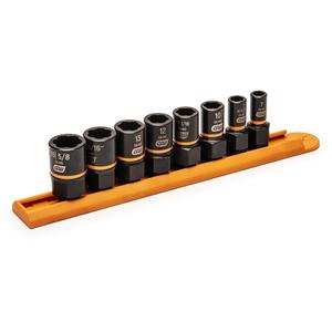 Bolt Biter™ Extraction Socket Set - 1/4"/3/8", Impact, Standard, 8, Full Lifetime