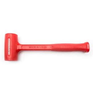 One-Piece Standard Head Dead Blow Hammer - 38 oz., Textured, 15-1/4", Full Lifetime, 2-3/4"
