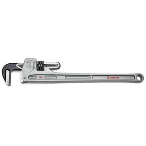 Pipe Wrench - Aluminum, 24", 3-1/2", Ergonomic, Powder Coated, Full Lifetime