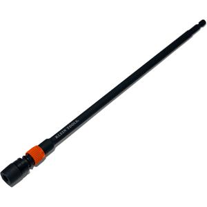Dual-Lock Hex Extension - 1/4", 12", Impact, Hex, 0.65'' (1.6 cm), Alloy Steel, Aluminum, Black Base, Orange Knob
