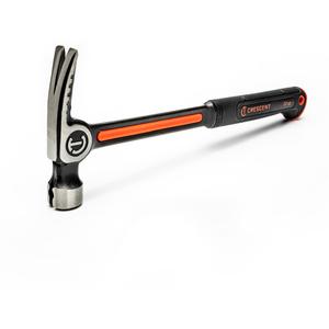 Smooth-Face Framing Hammer - 22 oz., Polished, Solid Steel, 16", Full Lifetime, 6", 2", Alloy Steel