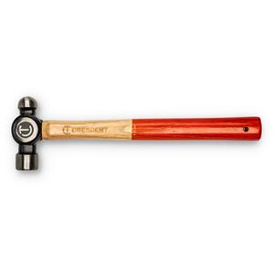 Ball Pein Hammer - 24 oz., 32 oz., Polished, Wood, 15-1/2", Full Lifetime, 4.724", 1.457", Alloy Steel