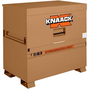 Model 79 Piano Box with 2 Padlocks - Tan, 48", 30", 49", (1) Model 79 Piano Box; (2) KNAACK Padlocks, 3 Years, 38.2 cu ft, 16 GA Body & 7 GA Skids