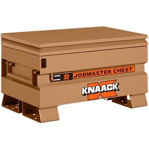 Model 32 Jobsite Chest with Padlock - 19", 19", 32", 36", 42", 60", 48", 72", Tan, Steel, 5 Cubic Feet, Model 32 Jobsite Chest; Padlock, 3 Years, 16 GA Body & 7 GA Skids, 4