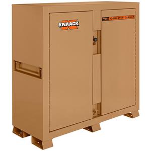 Model 111 Jobsite Cabinet with Padlock - Tan, 60", 24", 60", Steel, 47.5 Cubic Feet, Model 111 Jobsite Cabinet; Padlock, 3 Years, 16 GA Body & 7 GA Skids, 6