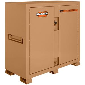 Model 112 Jobsite Cabinet with Padlock - Tan, 60", 30", 60", Steel, 54.9 Cubic Feet, Model 112 Jobsite Cabinet; Padlock, 3 Years, 16 GA Body & 7 GA Skids, 6