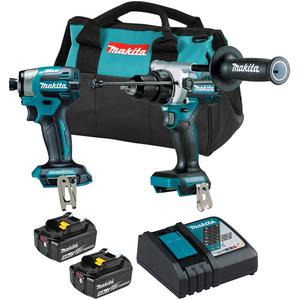 LXT Brushless Cordless Impact Driver & Hammer Drill/Driver Combo Kit - 18 V, Lithium-Ion